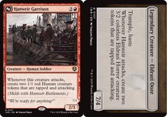 Hanweir Garrison // Hanweir, the Writhing Township - Foil